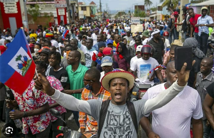 El pueblo haitiano  tiene derecho a decidir su futuro