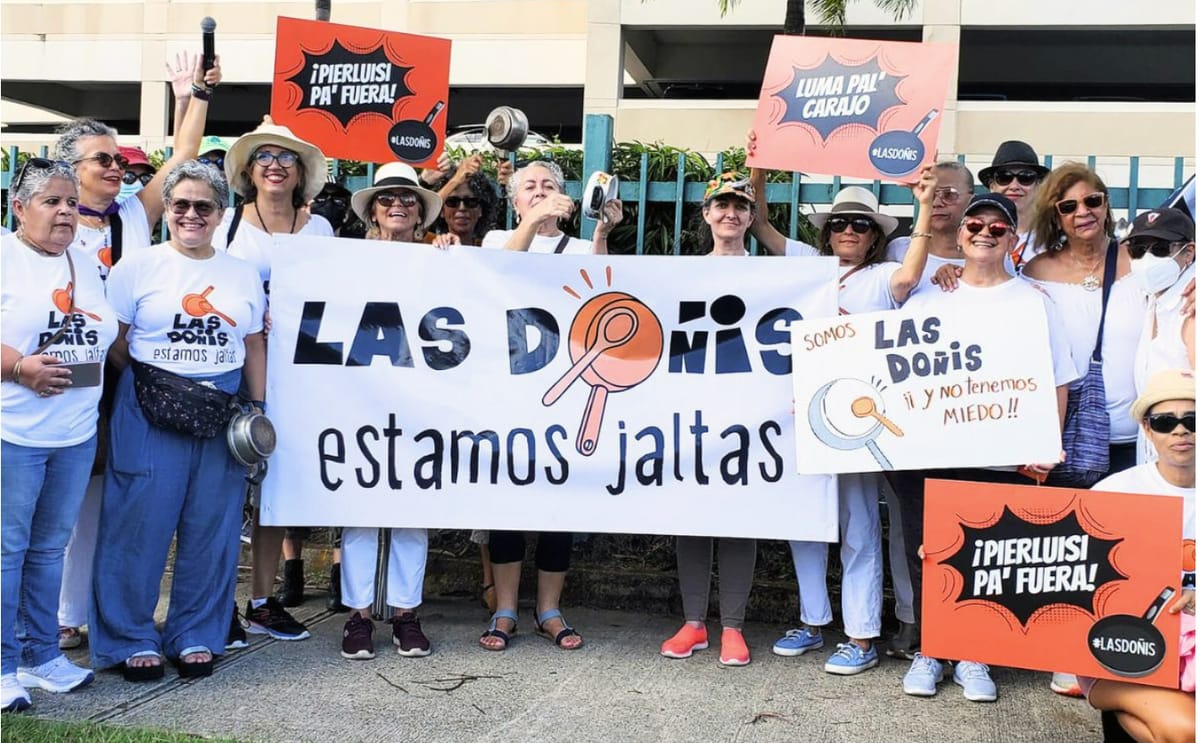 Las Doñis convocan caravana contra LUMA